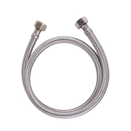 Hausen 36-Inch Stainless Steel Faucet Connector 1/2" FIPX 1/2" FIP, Faucet Supply Line, 2PK HA-FC-102